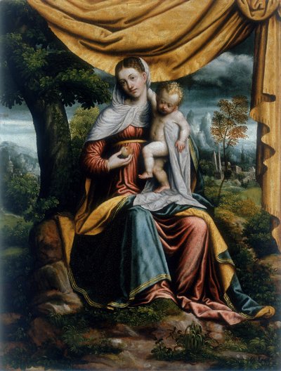 Madonna and Child by Italian School